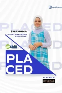 Shahana Placed From the Upskill Careers The Best Digital Marketing Course in Dubai